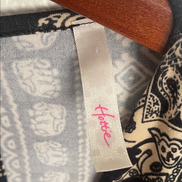 Boho Chic Black and Cream Patterned Romper - Picture 4 of 7